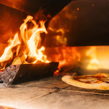Four à pizza Margherita au bois Fontana, vue intérieure du dôme