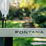 Pizza Desk Fontana, four monté sur chariot, vue packshot
