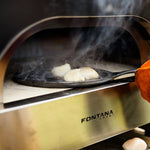Four à pizza Maestro 60 hybride Fontana, pizza en cuisson