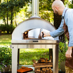Four à pizza Marinara au bois Fontana, scène d'utilisation extérieure