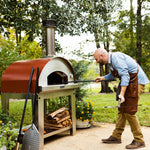 Four à pizza Mangiafuoco au bois Fontana, scène d'utilisation extérieure