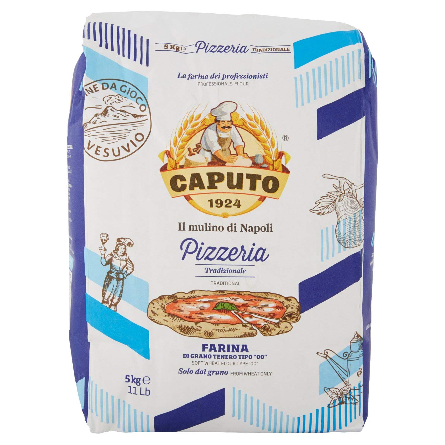 caputo pizzeria 5kg farine blé tipo 00