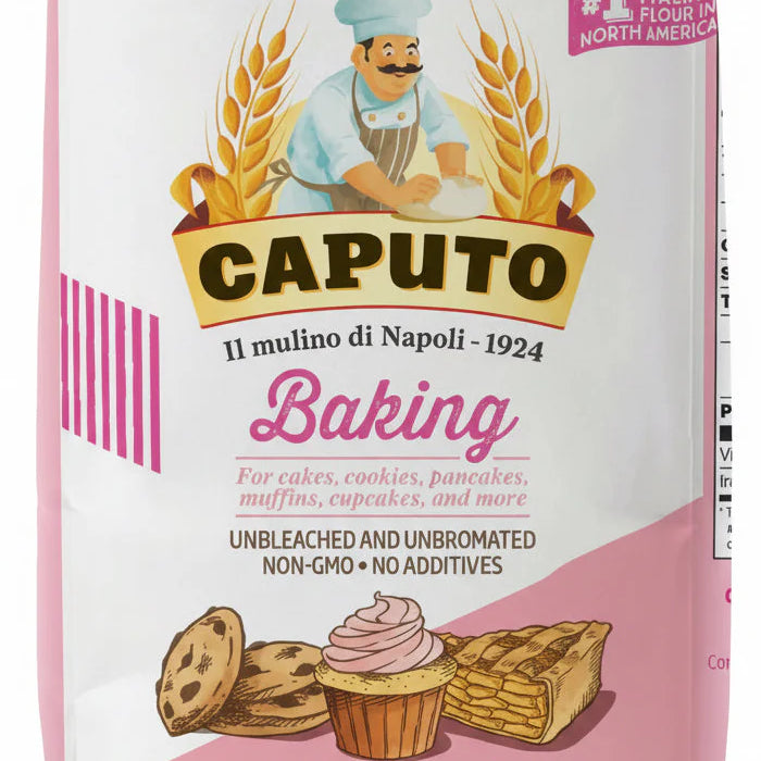 farine baking "00" caputo pour boulangerie sac rose