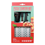 Kit de démarrage pizza Cozze avec pelle perforée, thermomètre infrarouge et roulette