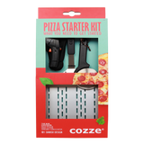 Kit de démarrage pizza Cozze avec pelle perforée, thermomètre infrarouge et roulette