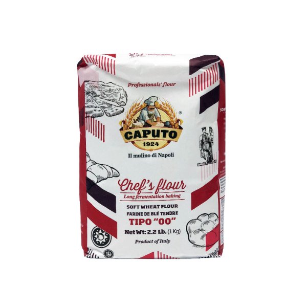 Farine de blé Chef’s Flour Tipo 00 2,2 lbs ou 11 lbs (1 kg)  ou 5 kg– Molino Caputo