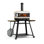 Ensemble essentiel four à pizza Gozney Dome XL Gen 2 Bone avec support et pelle de placement Pro Large
