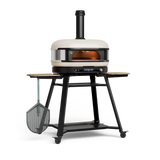 Ensemble essentiel four à pizza Gozney Dome XL Gen 2 Bone avec support et pelle de placement Pro Large