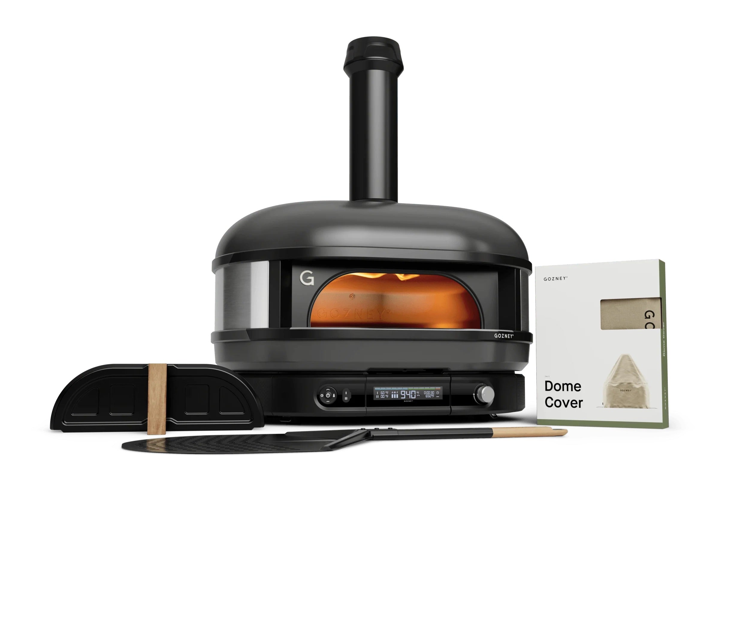 Ensemble Gozney Dome Gen 2 en solde avec housse, porte et Balance Placement Peel large