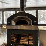 Four à pizza Prometeo commercial au bois Fontana, vue détaillée