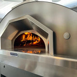 Four à pizza Prometeo commercial au bois Fontana, vue détaillée