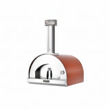 Four à pizza Margherita au bois Fontana couleur rouge, vue produit