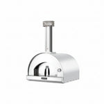 Four à pizza Margherita au bois Fontana couleur inox, vue produit