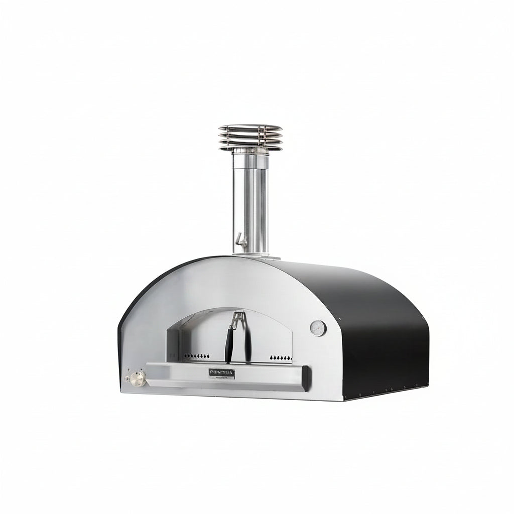 Four à pizza Roma Hybrid Fontana, vue produit couleur anthracite