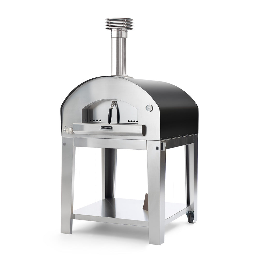 Chariot Extra Large Fontana pour Marinara et Roma, vue packshot avec four