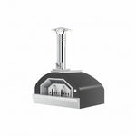Four à pizza Vulcano commercial au bois Fontana couleur anthracite, vue produit