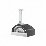 Four à pizza Vulcano commercial au bois Fontana couleur anthracite, vue produit