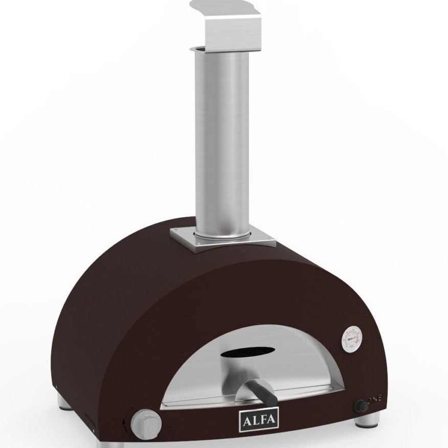 Alfa Moderno 2 Pizze Petit four à pizza hybrid bois propane gaz naturel copper