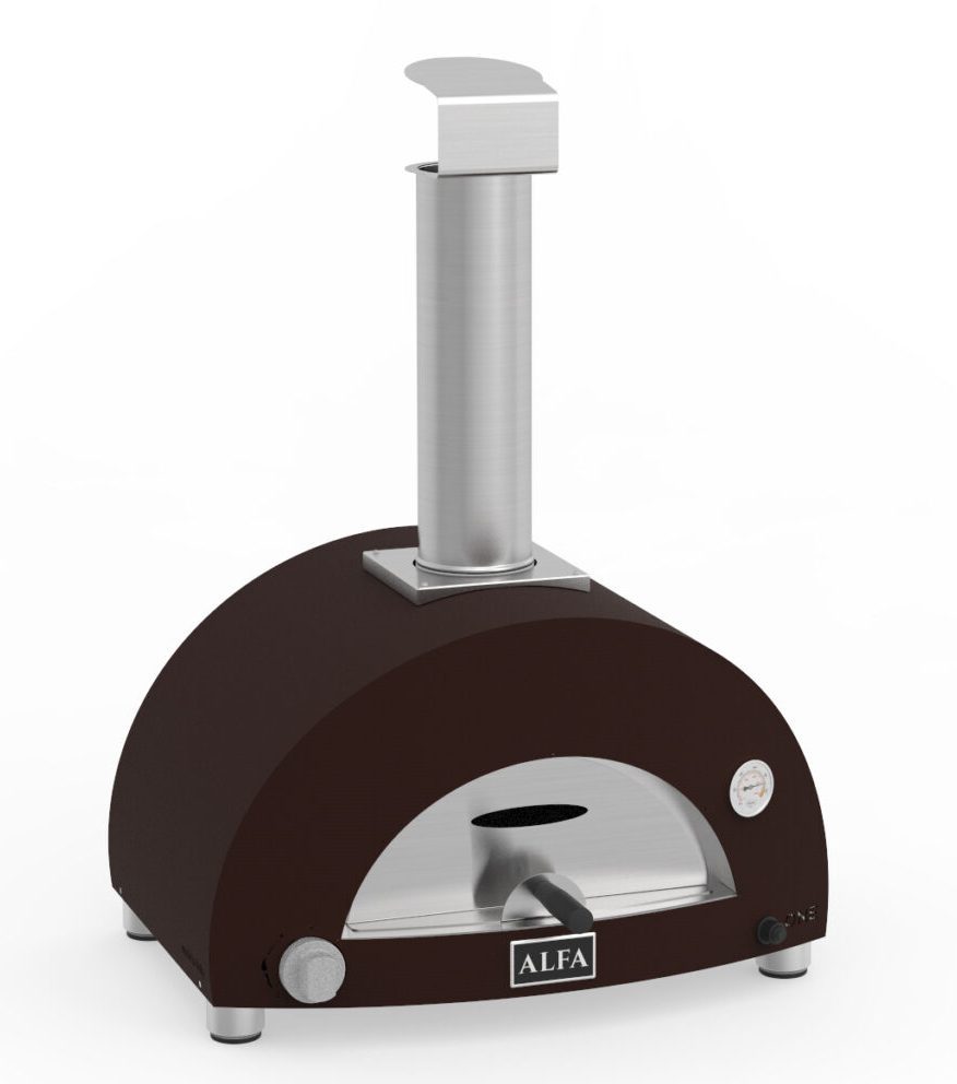 Alfa Moderno 2 Pizze Petit four à pizza hybrid bois propane gaz naturel copper