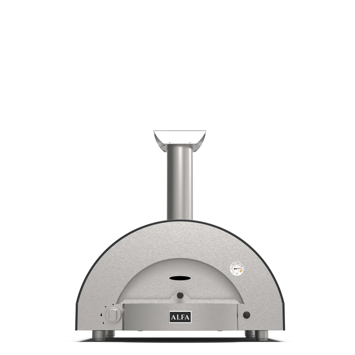 alfa forni four à pizza extérieur classico 2 pizze et 4 pizze grey quebec canada vue de face