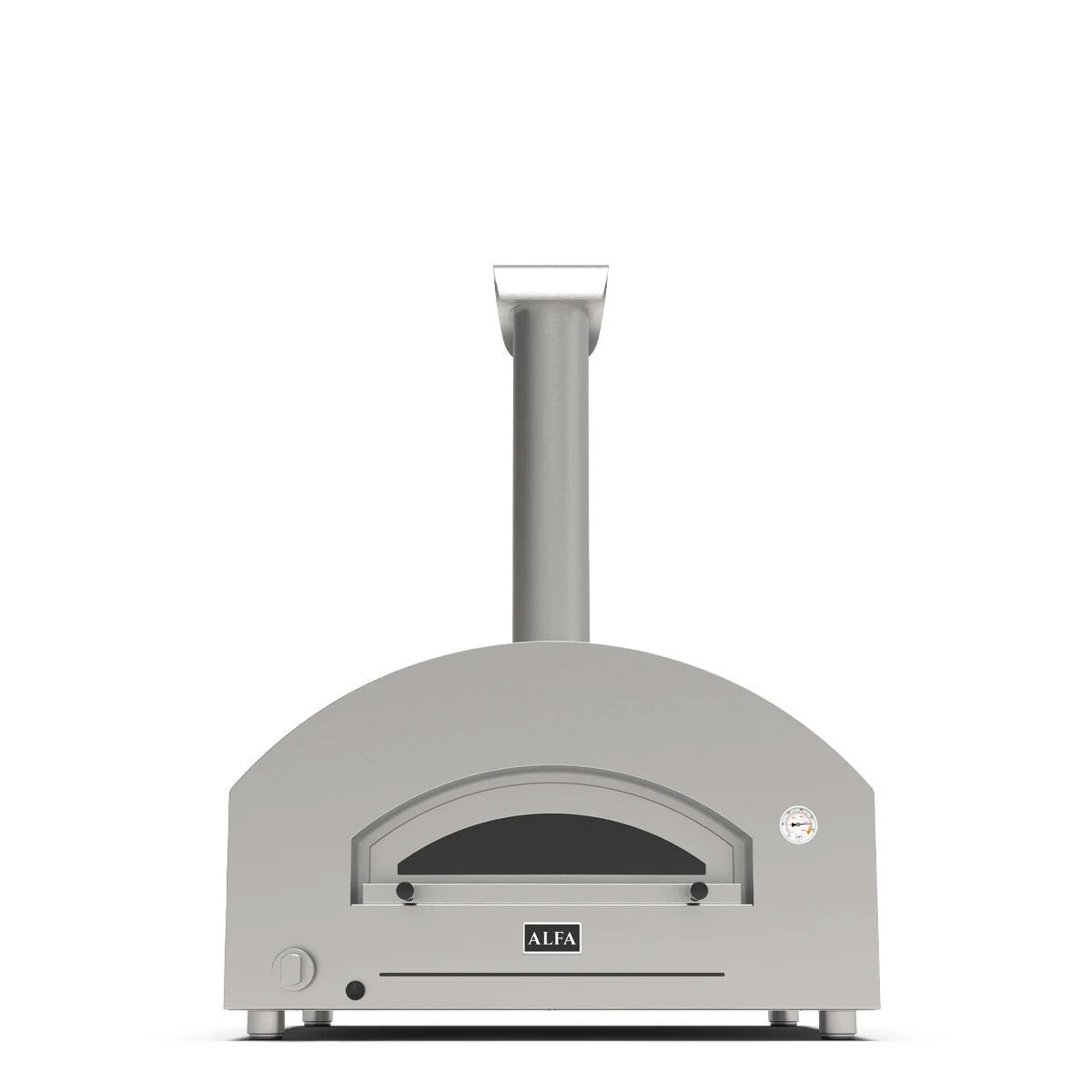 Four à pizza au gaz Alfa Futuro 4 Pizze, vue de face - Lapizzashop