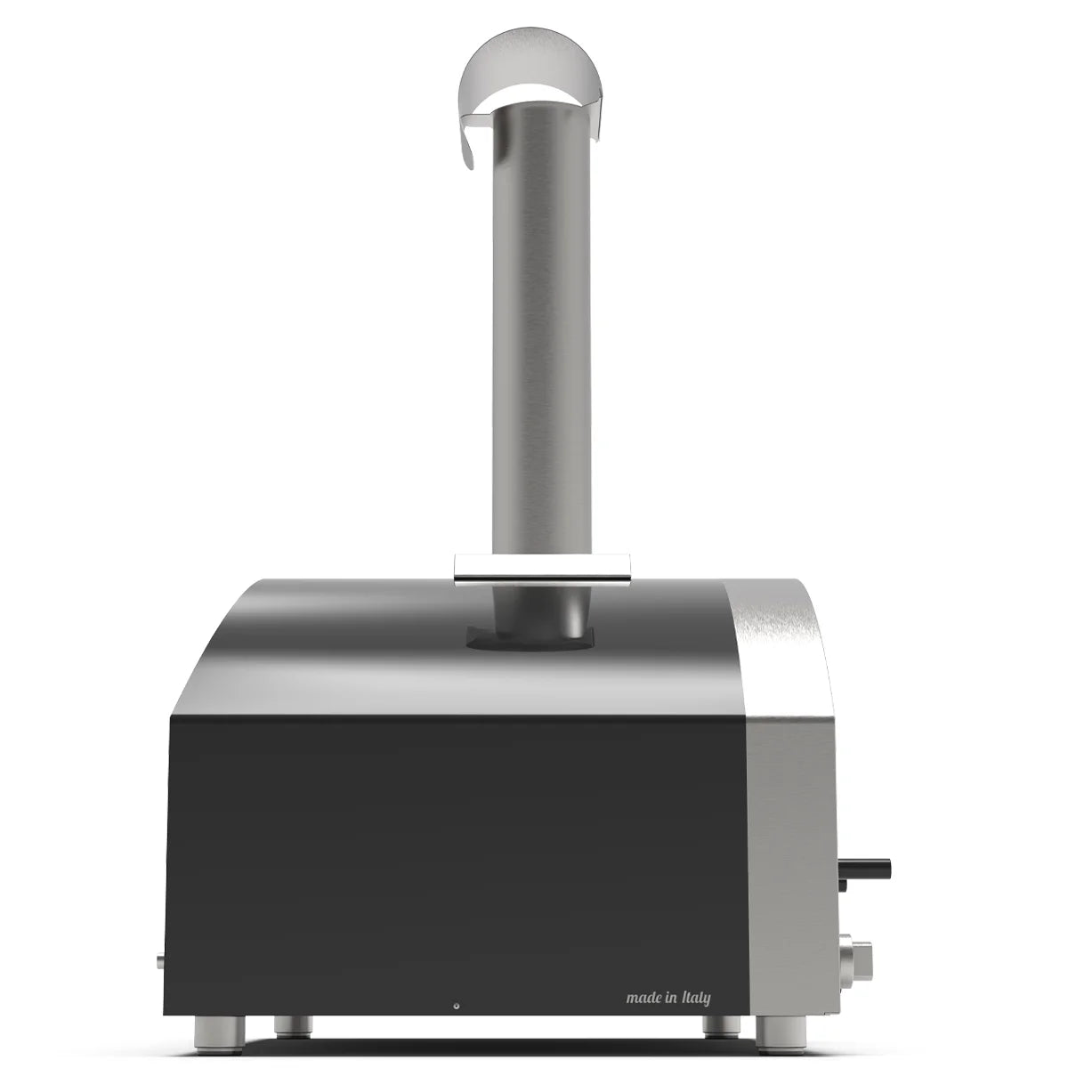 alfa forni four à pizza Futuro 2 pizze ou 4 pizze hybride gaz propane ou naturel vue de côté livraison canada québec