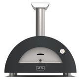 Alfa Moderno 2 Pizze Petit four à pizza hybrid bois propane gaz naturel GRAY