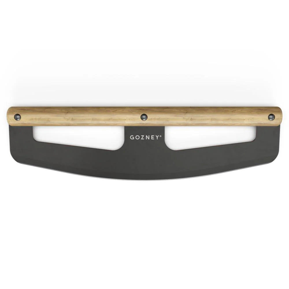 couteau a pizza à bascule gozney vue de face