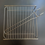 Grille en acier inoxydable Fontana, vue de dessus