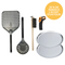 Kit de départ luxe pizza four portatif accessoires pelle pizza brosse thermometre 