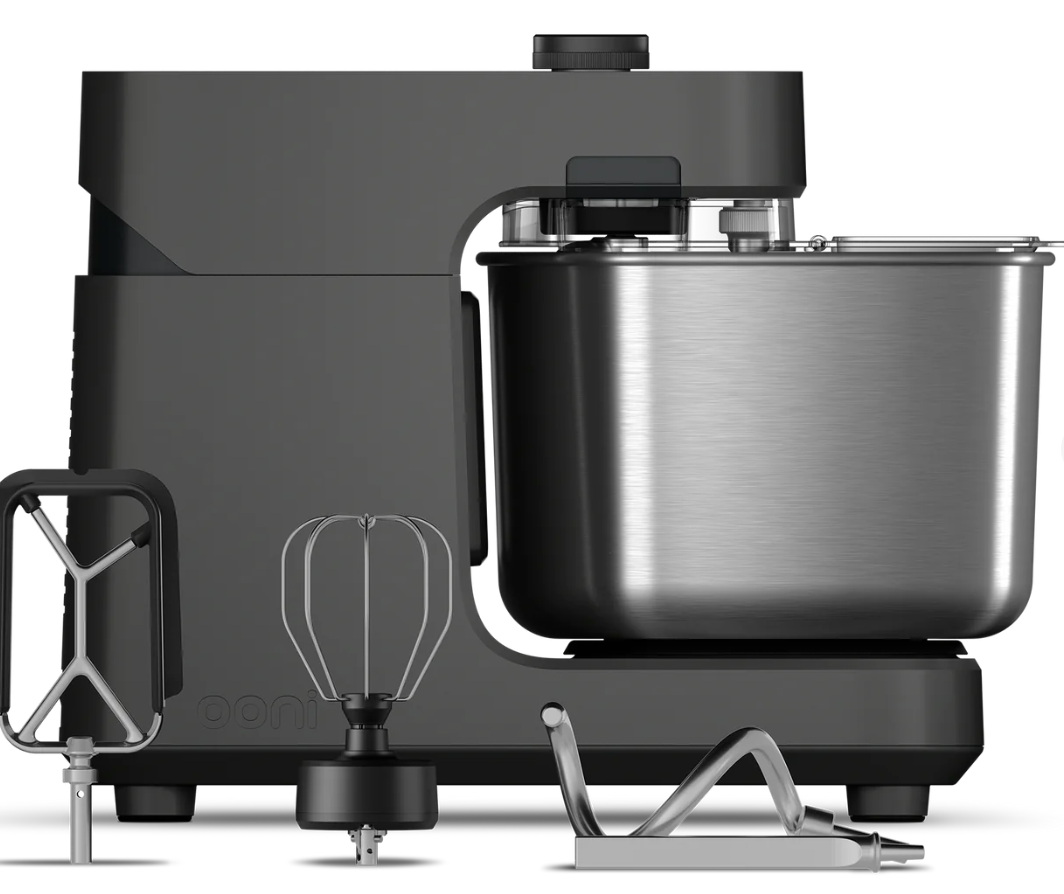 pétrin pâton ooni halo pro gris charbon noir mélangeur spirale