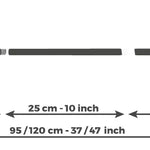 dimension de la pelle à pizza rectangulaire  modulaire 36" versus 48" alfa quebec canada