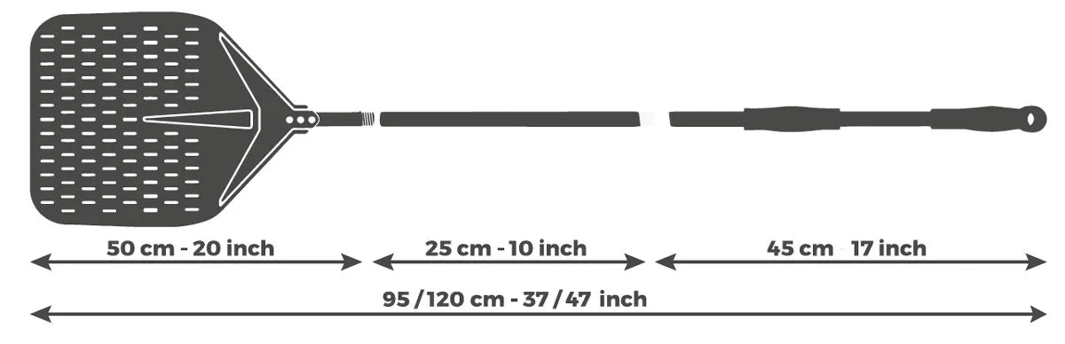 dimension de la pelle à pizza rectangulaire  modulaire 36" versus 48" alfa quebec canada