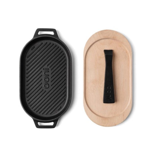 Poele ovale en fonte Ooni