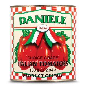 Tomates italiennes entières pelées 100 oz – Daniele